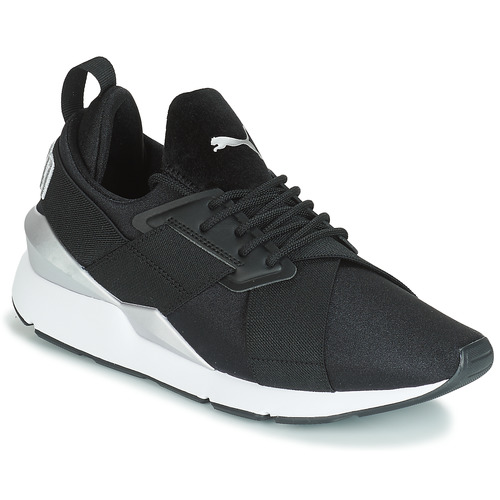 Puma WN MUSE SATIN II.BLACK Schwarz - Schuhe Sneaker Low Damen 72,99 €