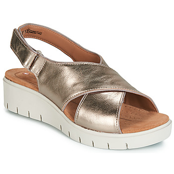 Schuhe Damen Sandalen / Sandaletten Clarks UN KARELY SUN Gold