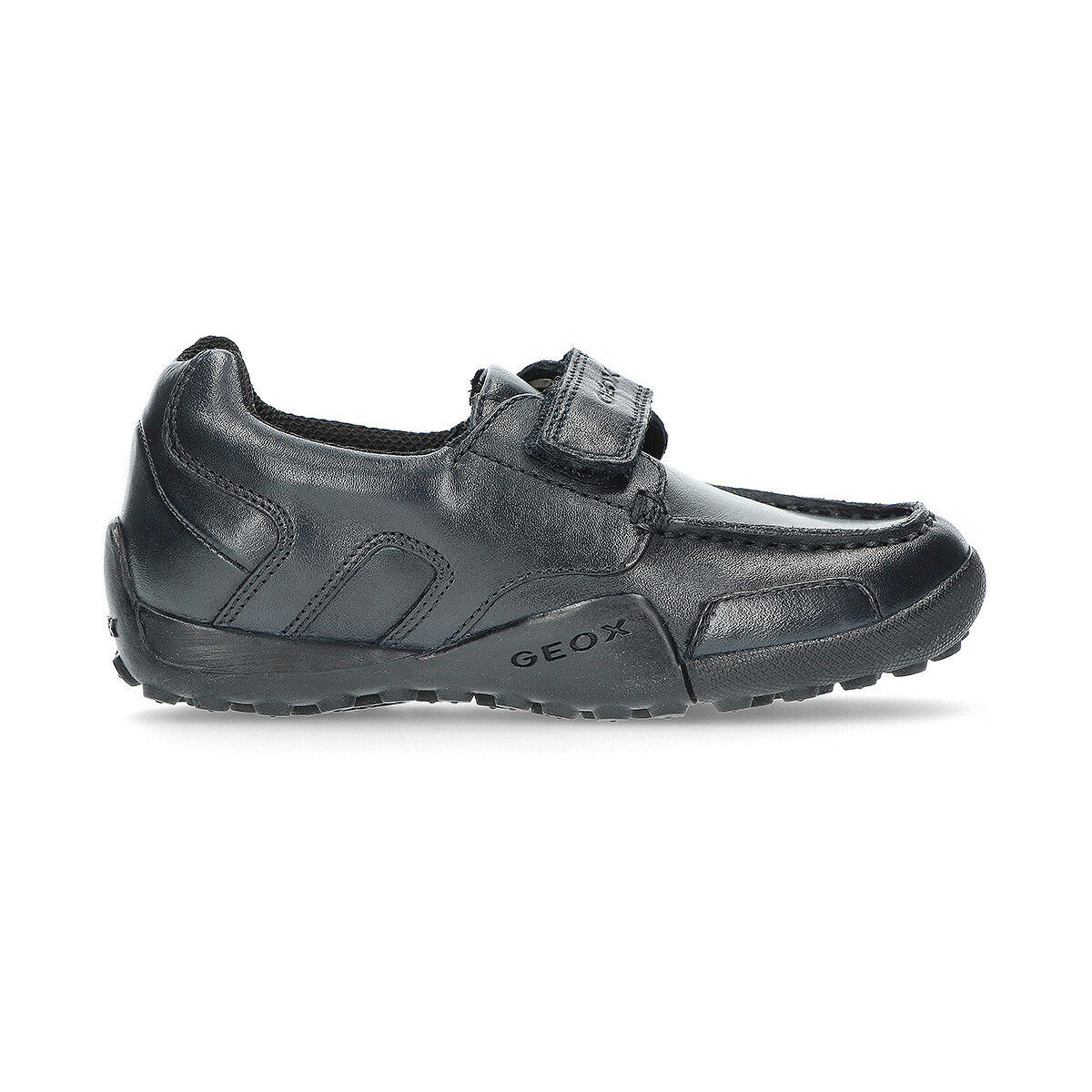 Schuhe Kinder Sneaker Low Geox Mokassin Schüler mit Klettverschluss Blau