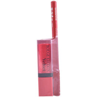 Beauty Damen Lippenstift Bourjois Rouge Edition Velvet Lipstick 13+contour Lipliner 6 Gratis 