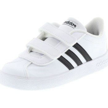 Schuhe Kinder Sneaker Low adidas Originals Court Velcro Weiss