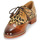 Schuhe Damen Derby-Schuhe Melvin & Hamilton BETTY-4 Braun / Leopard
