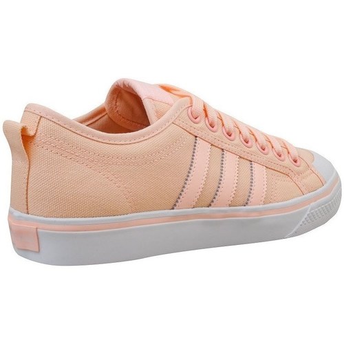 Schuhe Damen Sneaker Low adidas Originals Nizza W Rosa, Orangefarbig