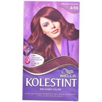 Beauty Damen Haarfärbung Wella Kolestint Kolestint Tinte Bálsamo Color 4,66 Castaño Borgoña 