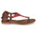 Schuhe Damen Sandalen / Sandaletten Desigual SHOES_LUPITA_LOTTIE Cognac / Rot