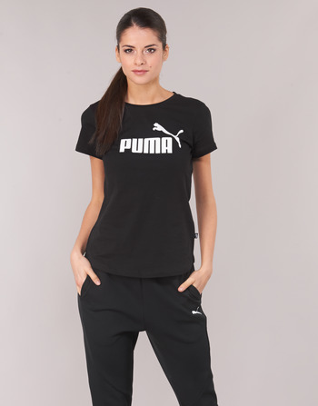 Kleidung Damen T-Shirts Puma PERMA ESS TEE Schwarz
