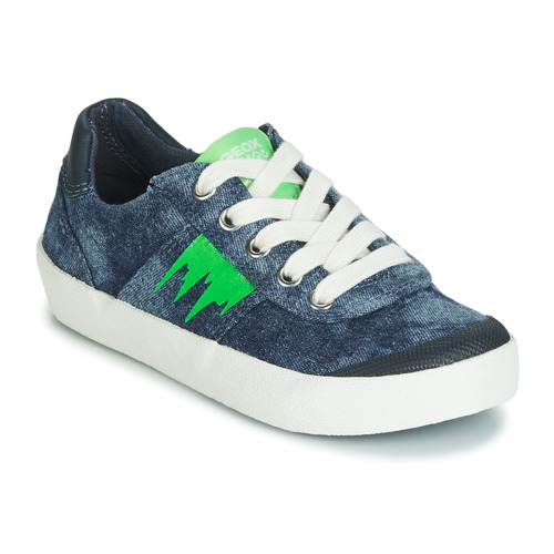 Schuhe Jungen Sneaker Low Geox J KILWI BOY Blau / Grün