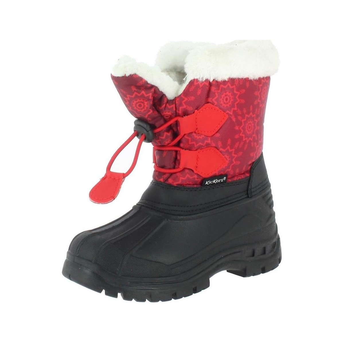Schuhe Mädchen Stiefel Kickers  Schwarz