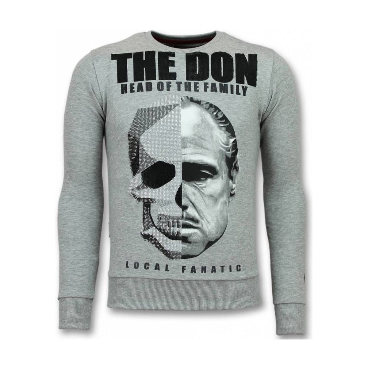 Kleidung Herren Sweatshirts Local Fanatic Padrino Godfather The Don Grau