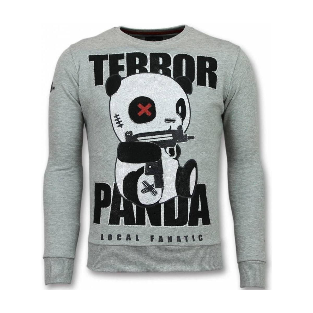 Kleidung Herren Sweatshirts Local Fanatic Panda Er Terror Grau