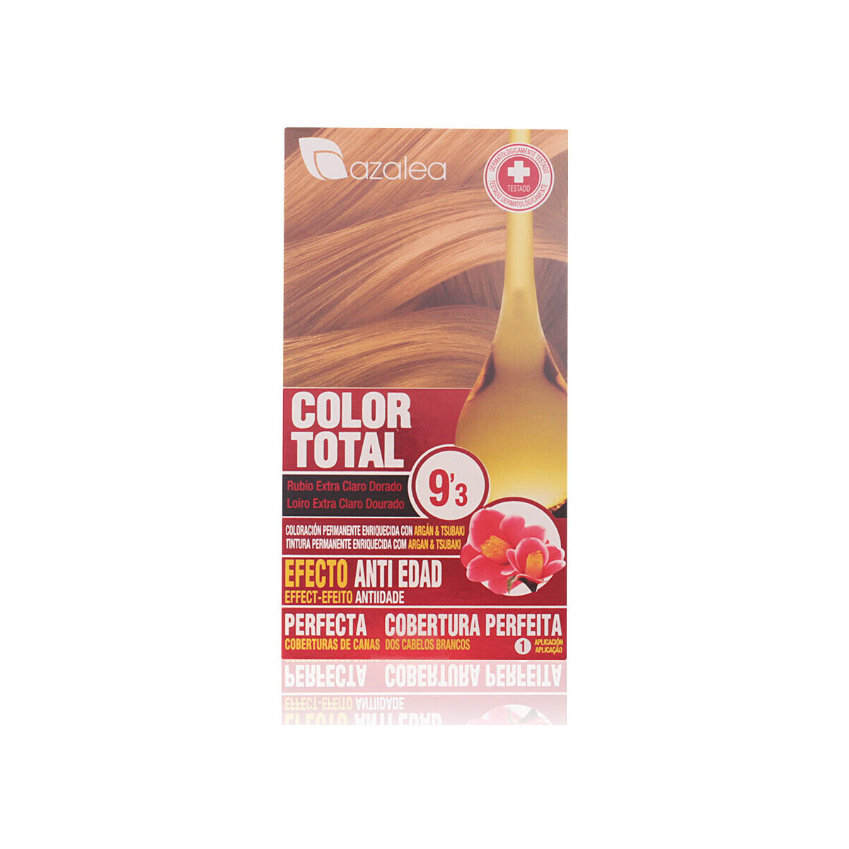 Beauty Damen Haarfärbung Azalea Color Total 9,3-rubio Extra Claro Dorado 