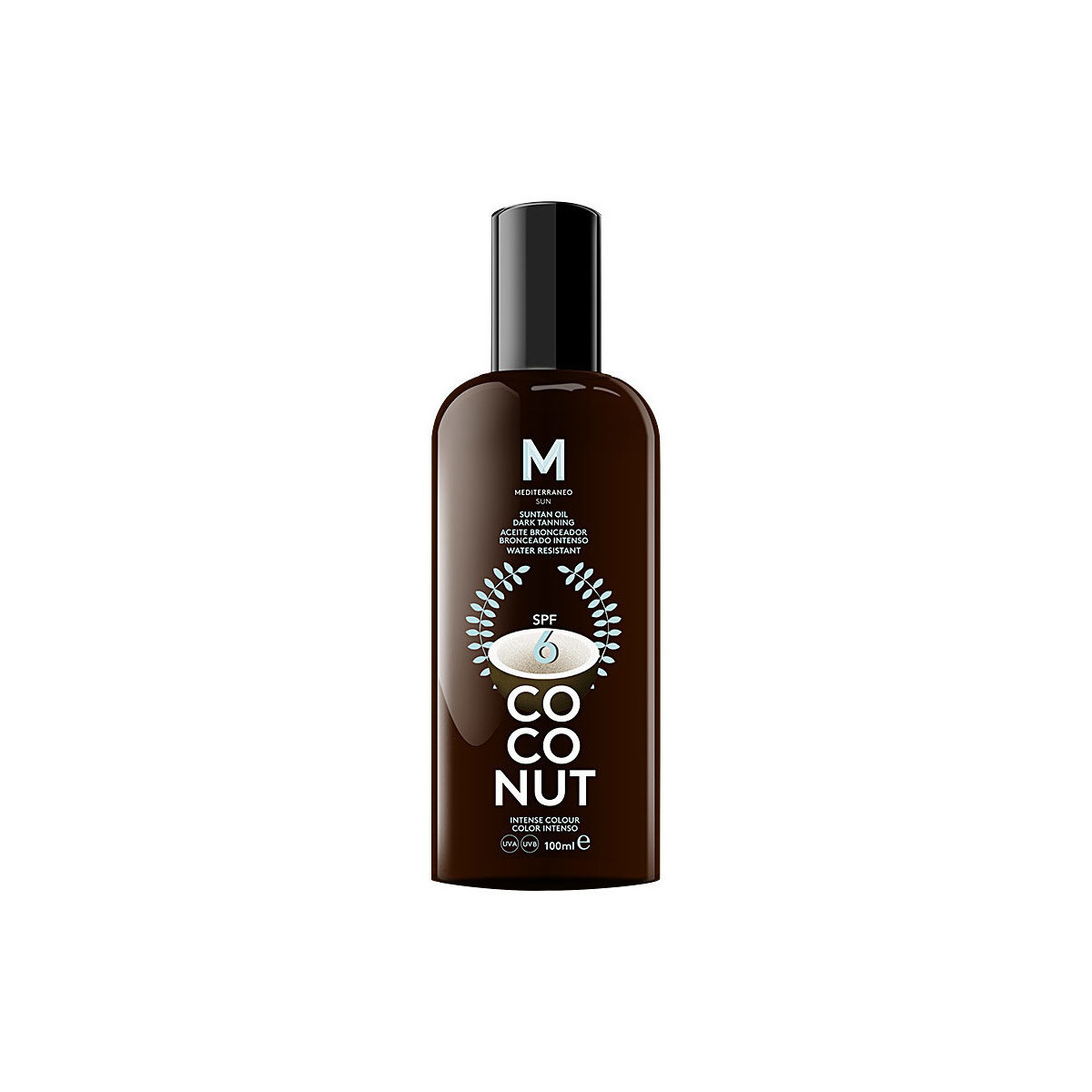 Beauty Sonnenschutz & Sonnenpflege Mediterraneo Sun Coconut Suntan Oil Dark Tanning Spf6 