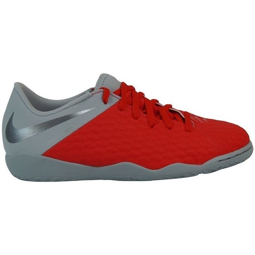 Schuhe Kinder Fußballschuhe Nike Hypervenom Phantom Academy Rot, Grau
