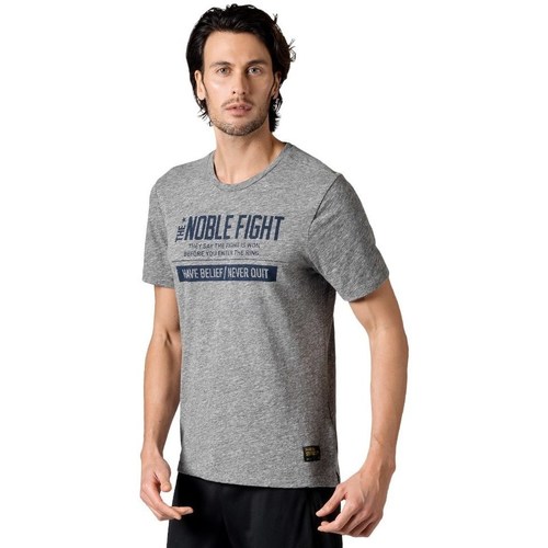 Kleidung Herren T-Shirts Reebok Sport Combat Noble Fight X Tshirt Grau