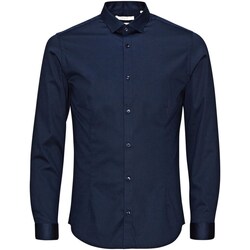Kleidung Herren Langärmelige Hemden Premium By Jack&jones 12097662 Blau