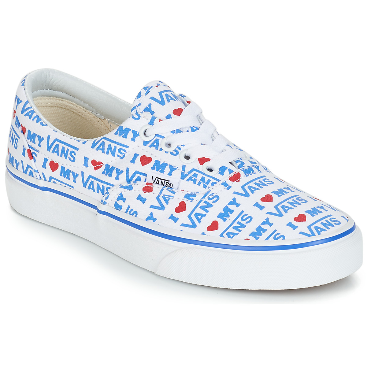 Schuhe Damen Sneaker Low Vans ERA Weiss / Blau
