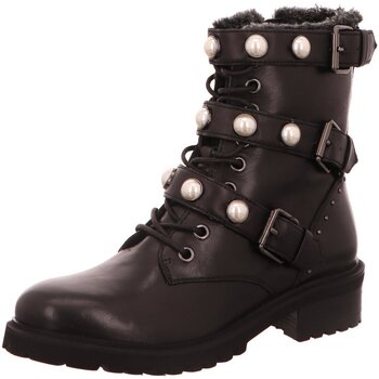Schuhe Damen Low Boots Spm Shoes & Boots Stiefeletten Pearlfur Ankle Boot 21979461-01-03163-01001 schwarz