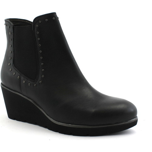 Schuhe Damen Low Boots Melluso MEL-I18-R45107-NE Schwarz