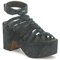 Schuhe Damen Sandalen / Sandaletten Michel Perry 12676 Dark