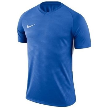 Kleidung Herren T-Shirts Nike Dry Tiempo Prem Jsy Blau