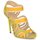 Schuhe Damen Sandalen / Sandaletten Roberto Cavalli RPS691 Grün / Gelb
