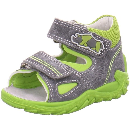 Schuhe Jungen Babyschuhe Superfit Sandalen Klettverschluß 2-00011-44 Grau