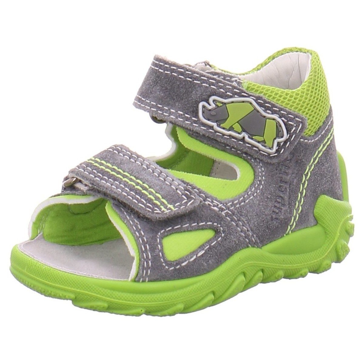 Schuhe Jungen Babyschuhe Superfit Sandalen Klettverschluß 2-00011-44 Grau