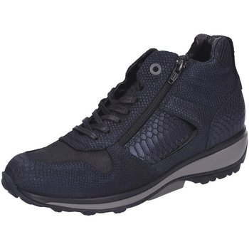 Schuhe Damen Sneaker High Xsensible Schnuerschuhe 30026 2 Filly 253 Navy Metal blau