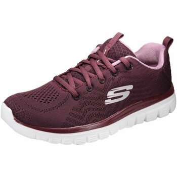 Schuhe Damen Fitness / Training Skechers Sportschuhe Schnürhalbschuh Graceful-Get Connected 12615/WINE Rot