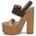 Schuhe Damen Sandalen / Sandaletten Rochas RO18231 Braun / Beige