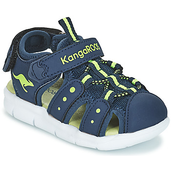Schuhe Jungen Sportliche Sandalen Kangaroos K-MINI Marine / Gelb