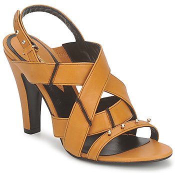 Schuhe Damen Sandalen / Sandaletten Karine Arabian DOLORES Safran-schwarz