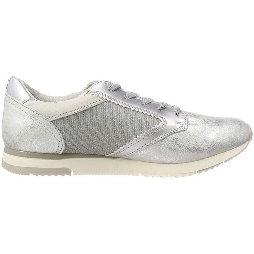 Schuhe Damen Sneaker Tamaris 23601 Silbern
