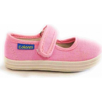 Schuhe Kinder Sneaker Colores MERCEDES LONA 1910 Rosa Rosa