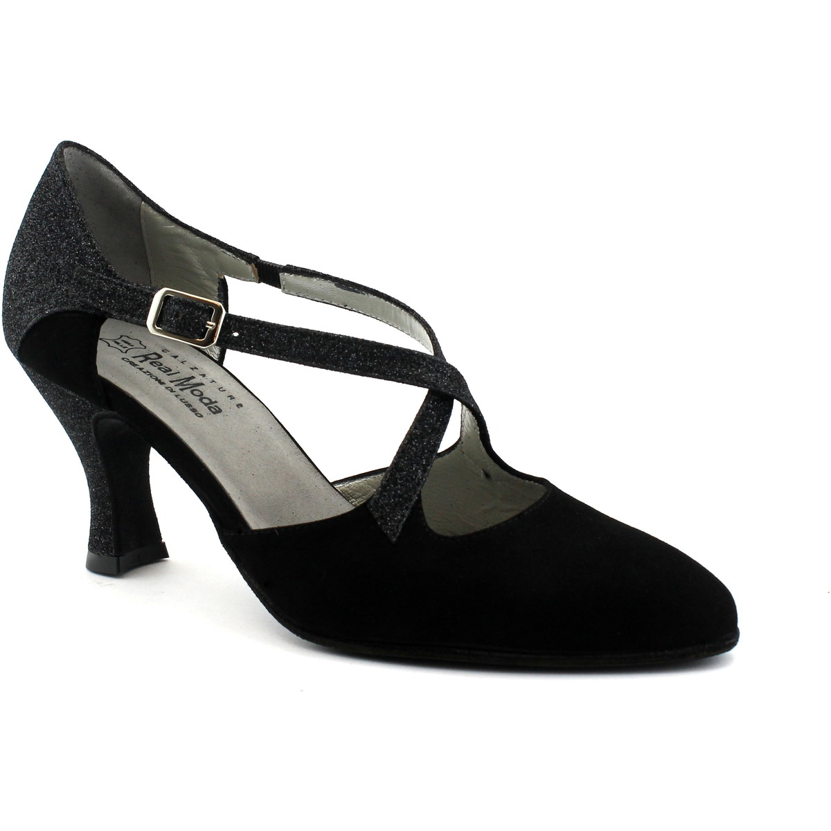 Schuhe Damen Pumps Real Moda REA-CCC-016-1720-GN Schwarz