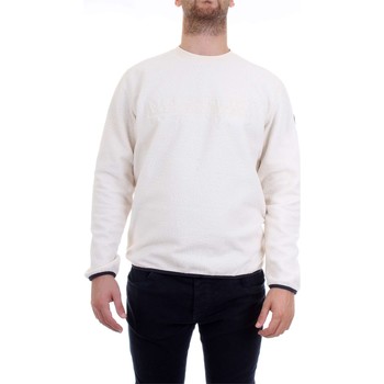 Kleidung Sweatshirts Napapijri NOYHX9 Sweatshirt unisex Milch weiß Beige