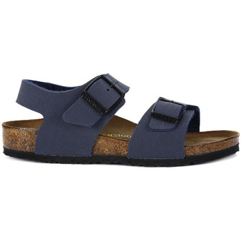 Schuhe Damen Sandalen / Sandaletten Birkenstock NEW YORK NUBUCK Blau