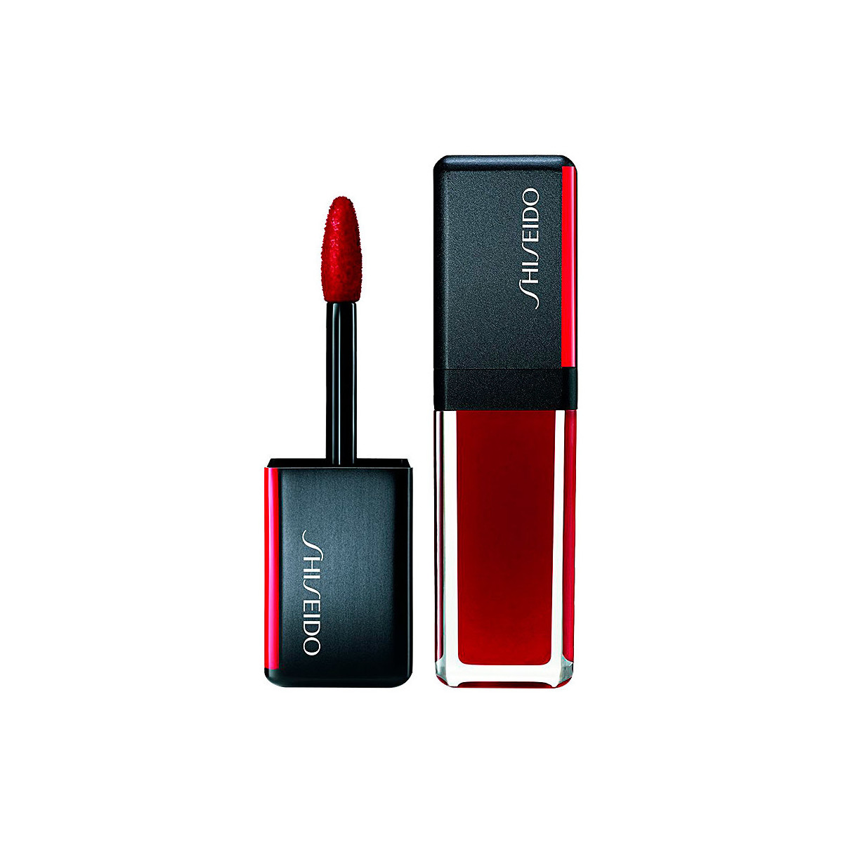 Beauty Damen Lippenstift Shiseido Lacquerink Lipshine 307-scarlet Glare 