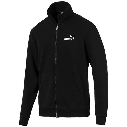Kleidung Herren Sweatshirts Puma Essentials Track Jacket TR Schwarz