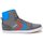 Schuhe Sneaker High hummel TEN STAR HIGH CANVAS Grau / Blau / Rot