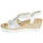 Schuhe Damen Sandalen / Sandaletten Rieker PASCALINE Weiss