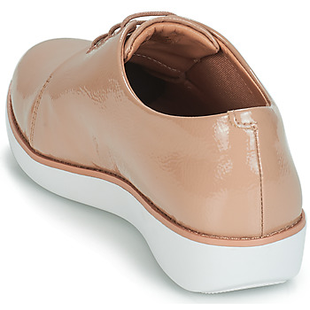 FitFlop DERBY CRINKLE PATENT Maulwurf