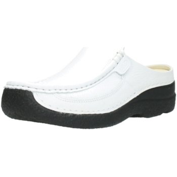 Schuhe Damen Pantoletten / Clogs Wolky Pantoletten Roll-Slide 0620270-100 weiß