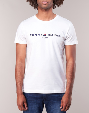 Tommy Hilfiger TOMMY FLAG HILFIGER TEE Weiss