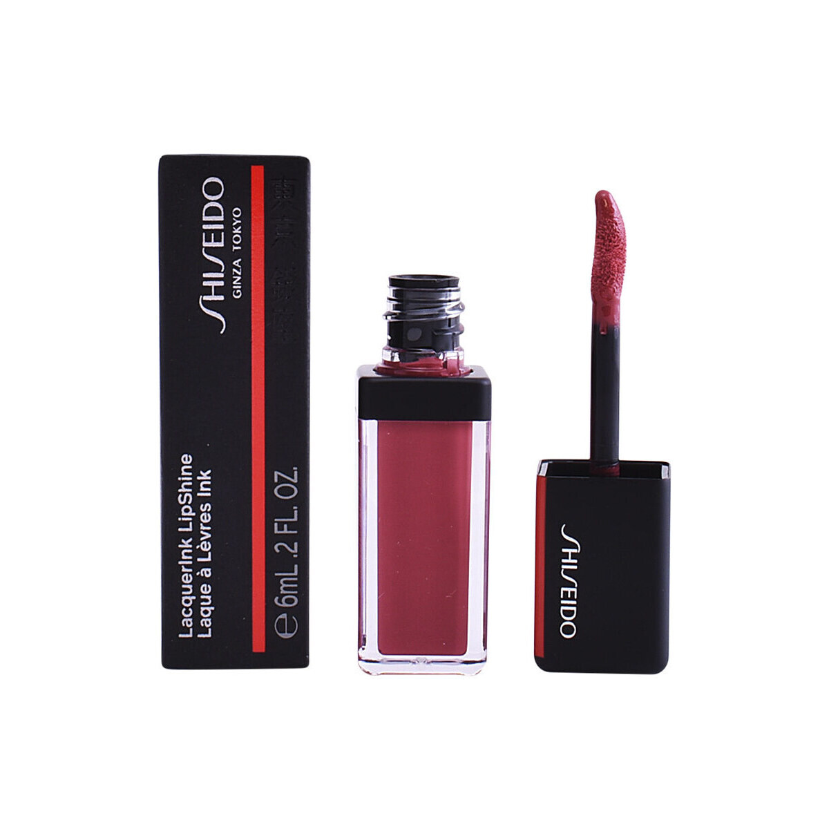 Beauty Damen Lippenstift Shiseido Lacquerink Lipshine 309-optic Rose 