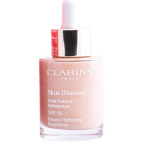 Beauty Damen Make-up & Foundation  Clarins Skin Illusion Teint Naturel Hydratation 109-wheat 