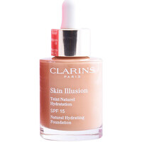 Beauty Damen Make-up & Foundation  Clarins Skin Illusion Teint Naturel Hydratation 113-chestnut 