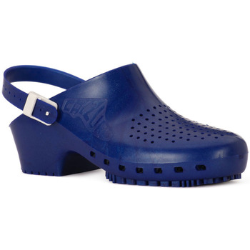 Schuhe Pantoffel Calzuro S BLU METAL CINTURINO Blau