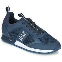 Schuhe Herren Sneaker Low Emporio Armani EA7 BLACK&WHITE LACES U Blau