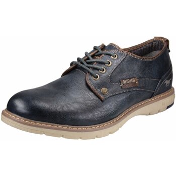Schuhe Herren Derby-Schuhe Mustang Schnuerschuhe 4105303-820 blau